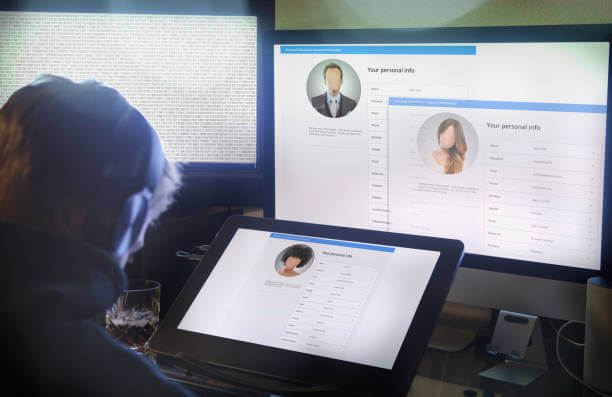 Hacker stealing your identity | SECURITY HERO Hacker stealing your identity